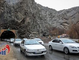 ترافیک بیخیال جاده چالوس نمی‌شود  